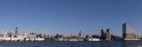 Panorama von der anderen Seite der Elbe.